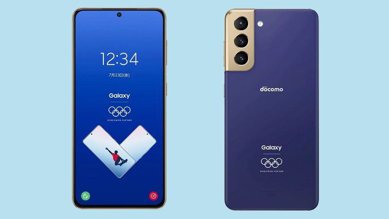 Cùng chiêm ngưỡng Galaxy S21 phiên bản kỷ niệm Olympic Tokyo 2021