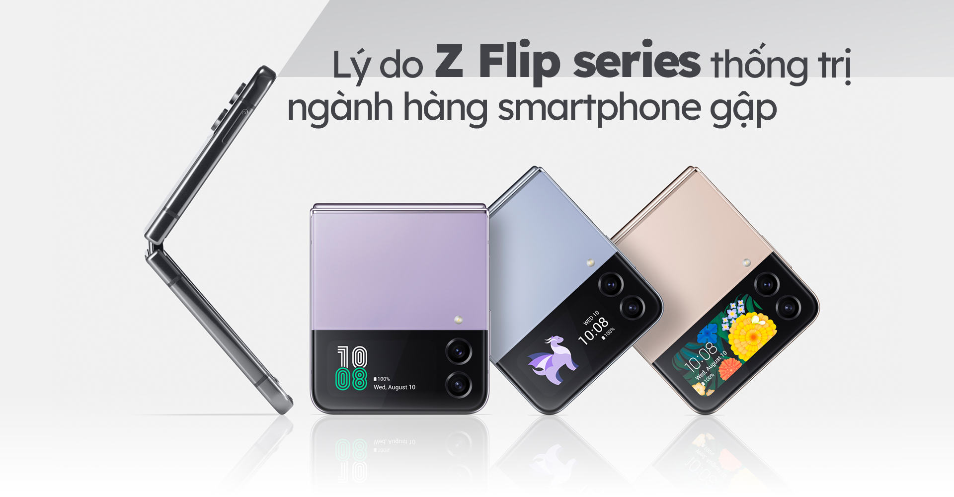 Lý do Z Flip Series thống trị ngành hàng smartphone gập